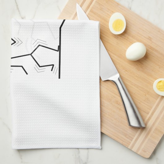 Rock 'N' Roll Handtuch (Viertel Falte)