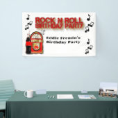 Rock n' Roll-Jukebox-Geburtstagsfeier  Banner (Messeveranstaltung)