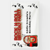 Rock n' Roll-Jukebox-Geburtstagsfeier  Banner (Vertikal)