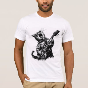 Rock n Roll Katze T-Shirt