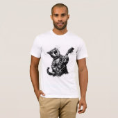 Rock n Roll Katze T-Shirt (Vorne ganz)