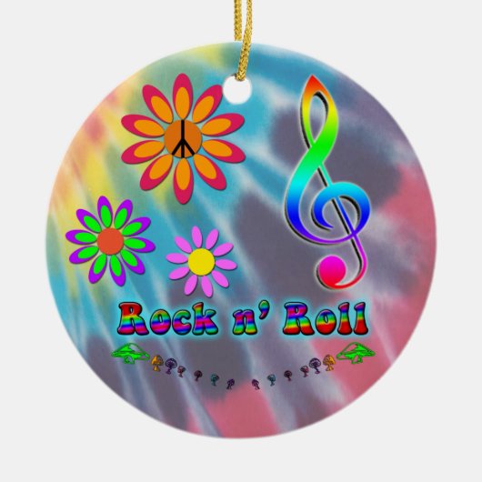 Rock n' Roll Keramik Ornament (Vorne)