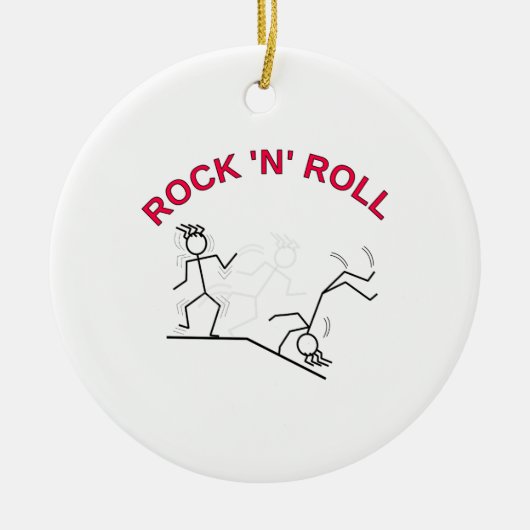 Rock 'N' Roll Keramikornament (Vorne)