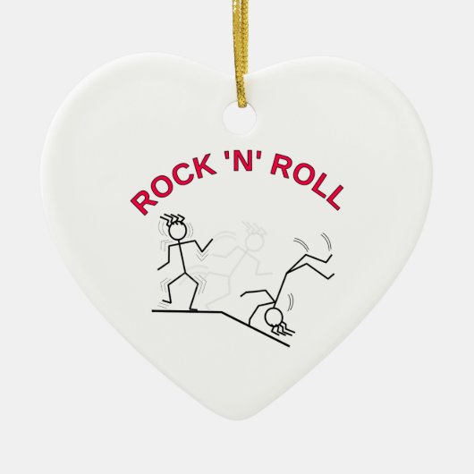 Rock 'N' Roll Keramikornament (Vorne)