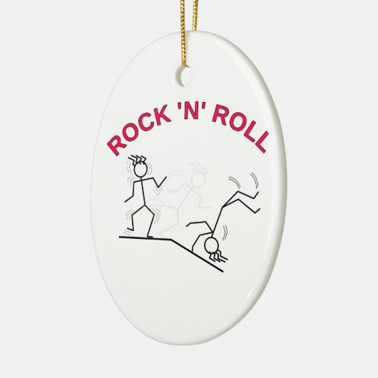 Rock 'N' Roll Keramikornament (Links)
