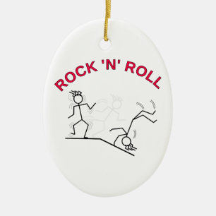 Rock 'N' Roll Keramikornament