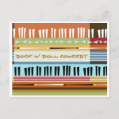 Rock' N' Roll Konzert Postkarte (Vorderseite)