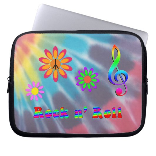 Rock n' Roll Laptopschutzhülle (Vorderseite)
