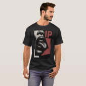 Rock N Roll Lips & Tongue Art T-Shirt (Vorne ganz)