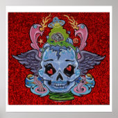 'Rock n' Roll Lobotomy' art print- (Pop surreal) Poster (Vorne)