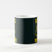 Rock N Roll Löwe Gitarre Spieler Kaffeetasse (Mittel)