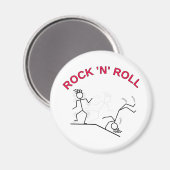 Rock 'N' Roll Magnet (Vorderseite/Rückseite)