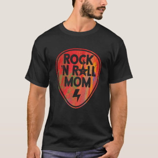 Rock n Roll Mom Rockband Gitarrenmusik Junge T-Shirt