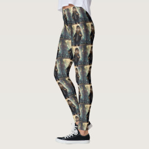 "Rock 'n' Roll Nagetier: Der Mohawk-Capybara-Rocks Leggings