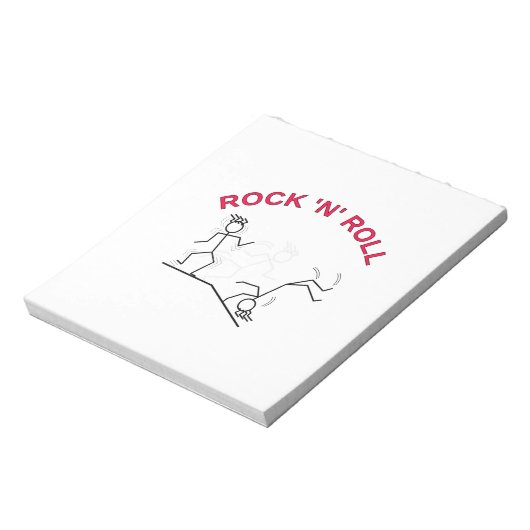 Rock 'N' Roll Notizblock (Rotiert)