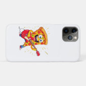 **Rock ’n’ Roll Pizza – Funny Guitar-Playing Slice Case-Mate iPhone Hülle (Rückseite (Horizontal))