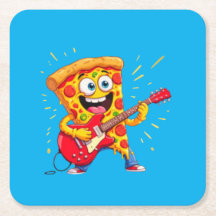 **Rock ’n’ Roll Pizza – Funny Guitar-Playing Slice