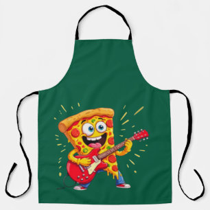 **Rock ’n’ Roll Pizza – Lustige Gitarre spielende  Schürze