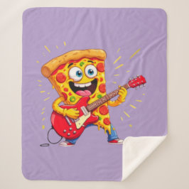 **Rock ’n’ Roll Pizza – Lustige Gitarre spielende  Sherpadecke