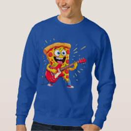 **Rock ’n’ Roll Pizza – Lustige Gitarre spielende  Sweatshirt