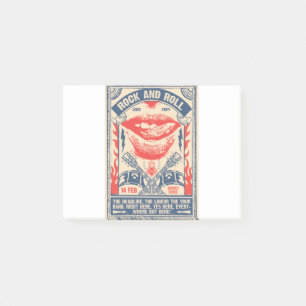 Rock n Roll Post-it Klebezettel