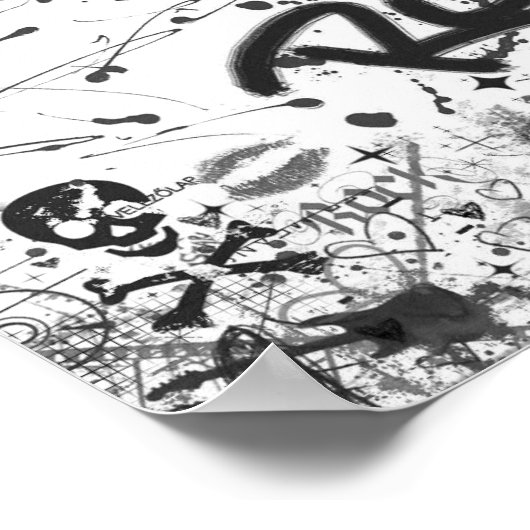 Rock 'N Roll Poster (Ecke)