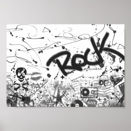 Rock 'N Roll Poster (Vorne)