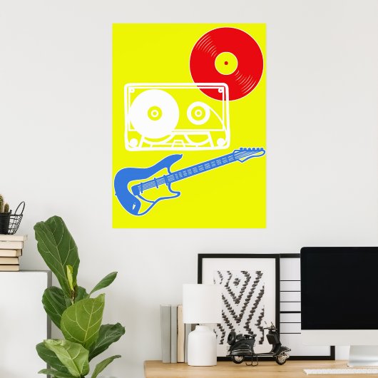 Rock 'n' Roll Poster (Heimbüro)