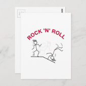 Rock 'N' Roll Postkarte (Vorne/Hinten)