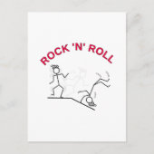 Rock 'N' Roll Postkarte (Vorderseite)