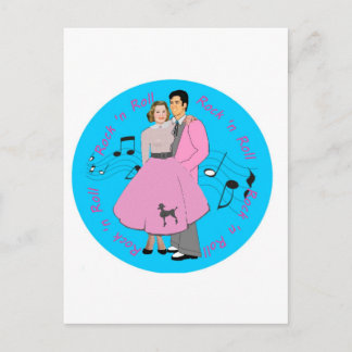 Rock ' n Roll Postkarte