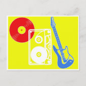 Rock 'n' Roll Postkarte (Vorderseite)