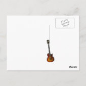 Rock-n-Roll-Postkarten Postkarte (Rückseite)