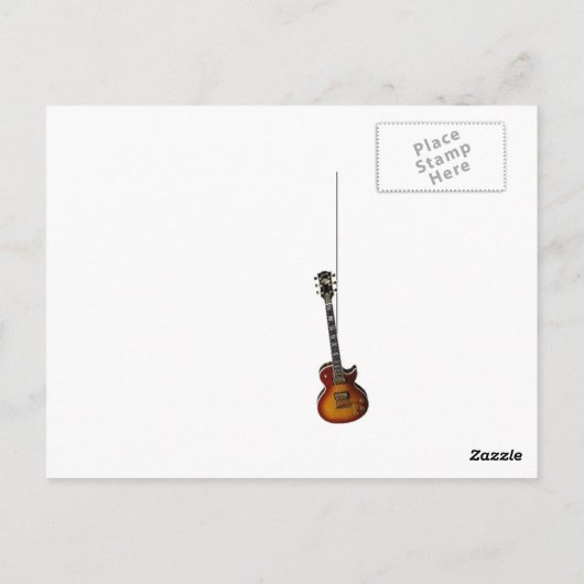 Rock-n-Roll-Postkarten Postkarte (Rückseite)