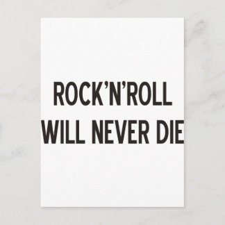 Rock 'n' Roll Produkte & Designs! Postkarte