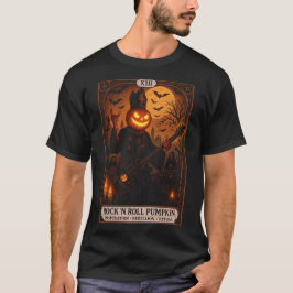 Rock 'N Roll Pumpkin Tarot Card T - Shirt Männer