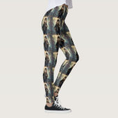 "Rock 'n' Roll Rodent: The Mohawk Capybara Rocksta Leggings (Rechts)