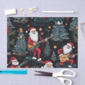 Rock-N-Roll Santa Tissue Paper Seidenpapier (Handwerk)