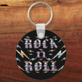 Rock-n-Roll Schlüsselanhänger (Vorderseite)