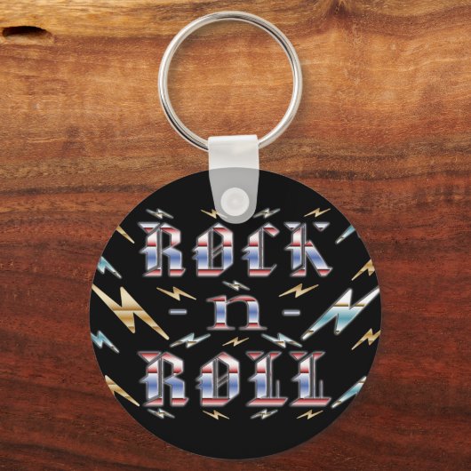 Rock-n-Roll Schlüsselanhänger (Vorderseite)