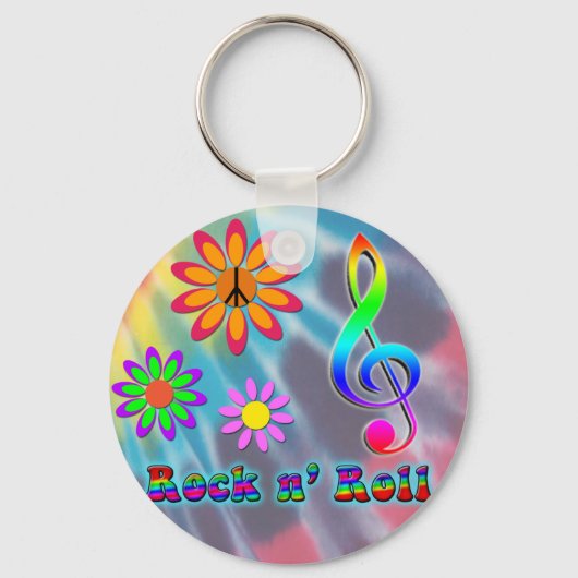 Rock n' Roll Schlüsselanhänger (Vorderseite)