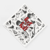 Rock N Roll Serviette (Ecke)