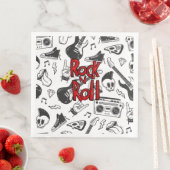 Rock N Roll Serviette (Beispiel)