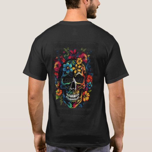 Rock 'n' Roll Skull T - Shirt (Rückseite)