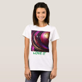 Rock 'n' Roll Skull und Crossbones T - Shirt-2 T-Shirt (Vorne ganz)