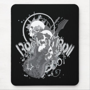 Rock n' Roll Skulls Mousepad