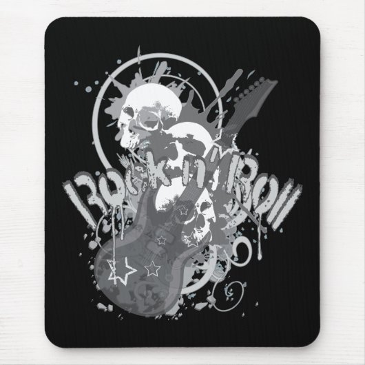 Rock n' Roll Skulls Mousepad (Vorne)