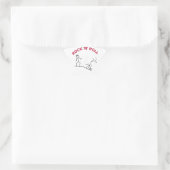 Rock 'N' Roll Stern-Aufkleber (Tasche)