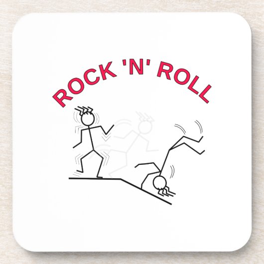 Rock 'N' Roll Untersetzer (Vorderseite)