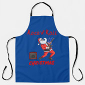 Rock-N-Roll Weihnachten Schürze (Vorderseite)